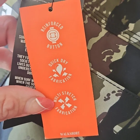 NWT Salty Crew Hybrid Camo Shorts Men 34 - Picture 5 of 10